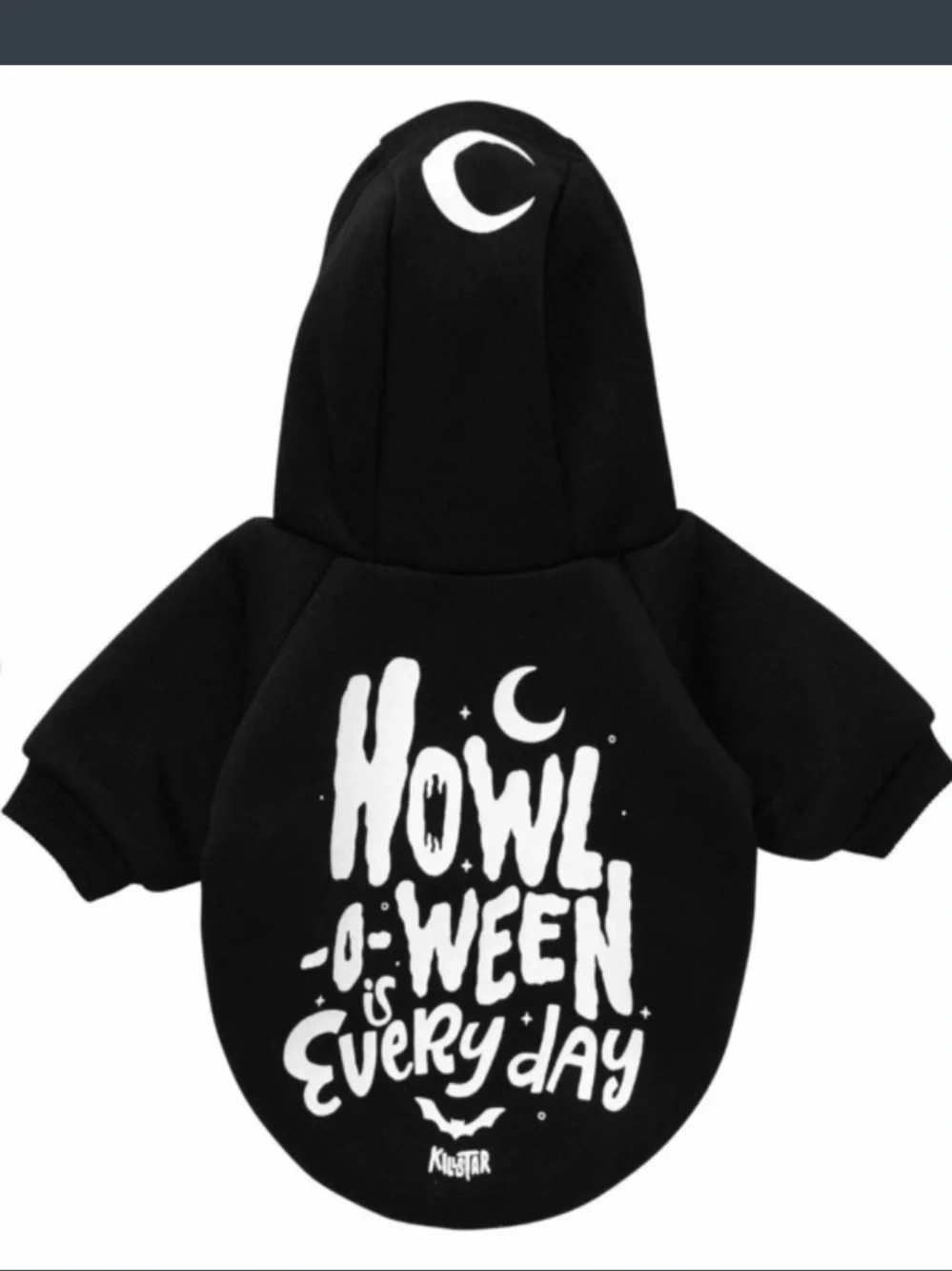 Killstar Howl O Ween is Everyday Pet Hoodie Size XL